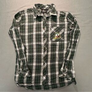 Boxercraft Oregon Ducks Green Checkered Women’s Shirt